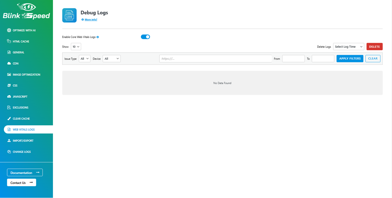 Change logs